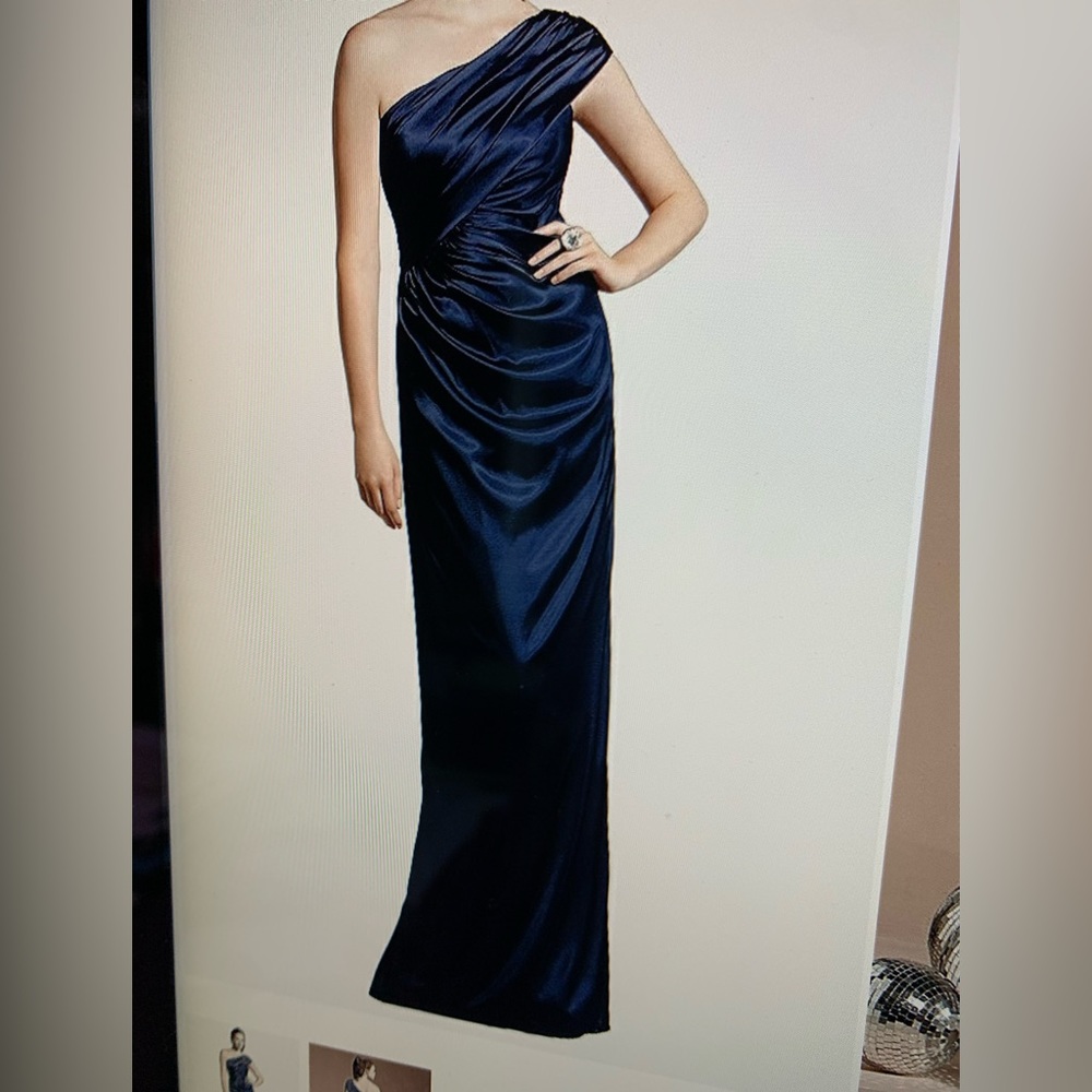 One shoulder (left side) gown by Social Bridesmaid